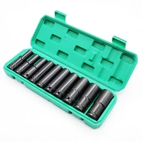 12 inch impact socket set drive long reach thin wall 10 metric sockets 10 24mm heavy metric garage tool for wrench adapter
