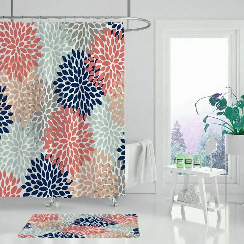 Водонепроницаемая занавеска для душа экрана в ванную комнату товары украшения