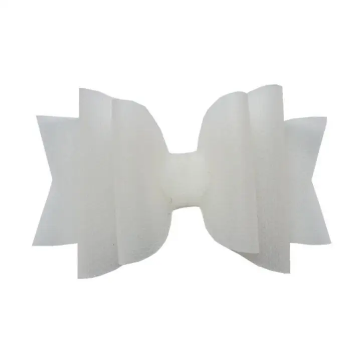 Яркие цвета бант для волос с зажимом детские ПВХ цветные банты шпильки детских