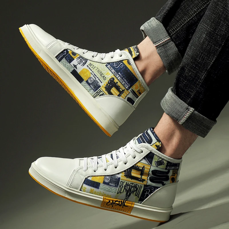 Мужская кожаная повседневная обувь MINUSIKE винтажные морозные ботинки в Корейском