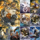 Новый 5D DIY Алмазная мозаика, алмазная живопись, Орел Алмазная вышивка стразы камни в форме ромба круглый дрель ремесла домашнего декора