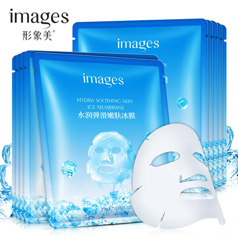

images Hydra Soothing ice Membrane Face Masks Moisturizing Whitening Anti Aging Shrink Pore Skin Care Wrapped Facial Mask