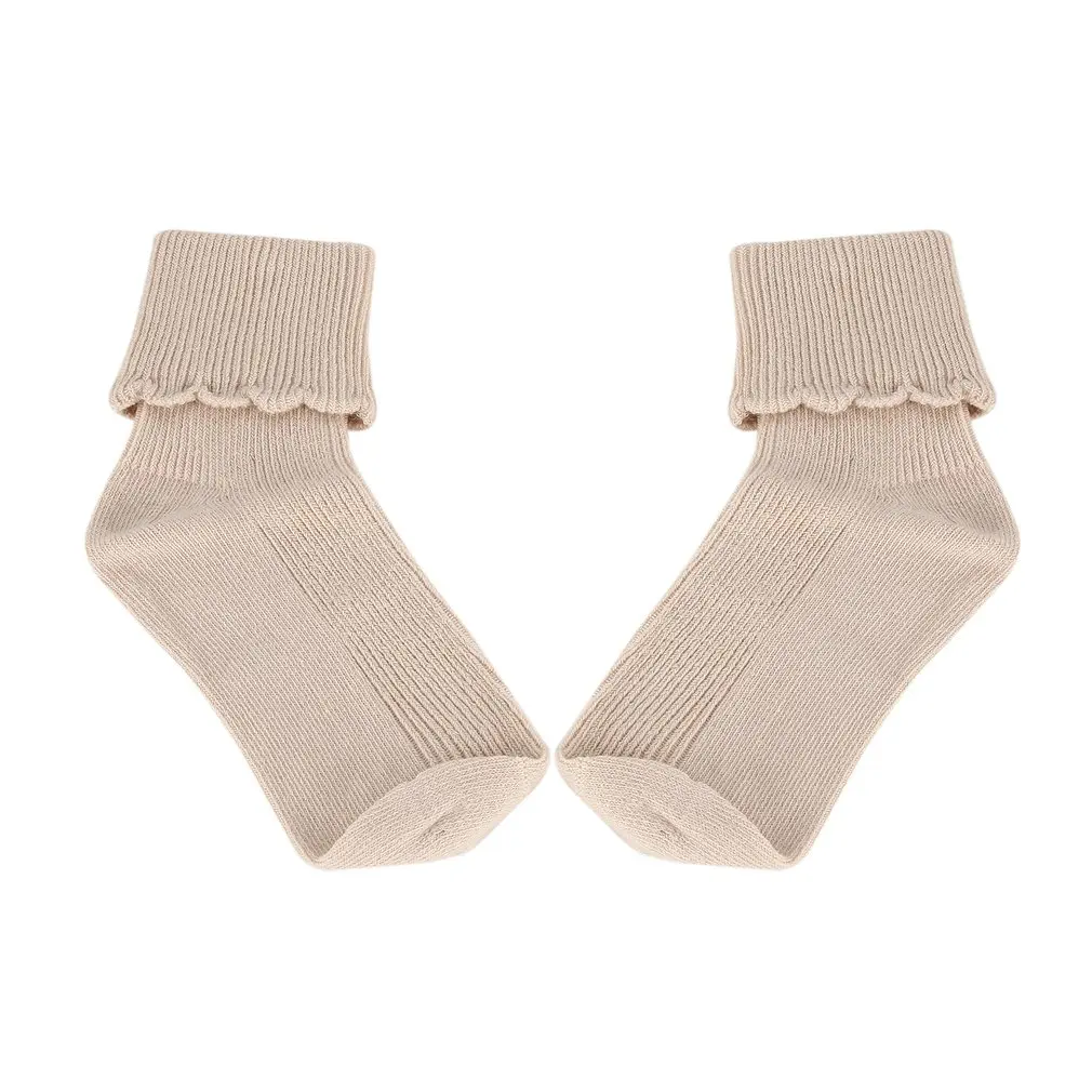 Носки-тапочки для девочек разноцветные хлопковые носки-тапочки с двойными