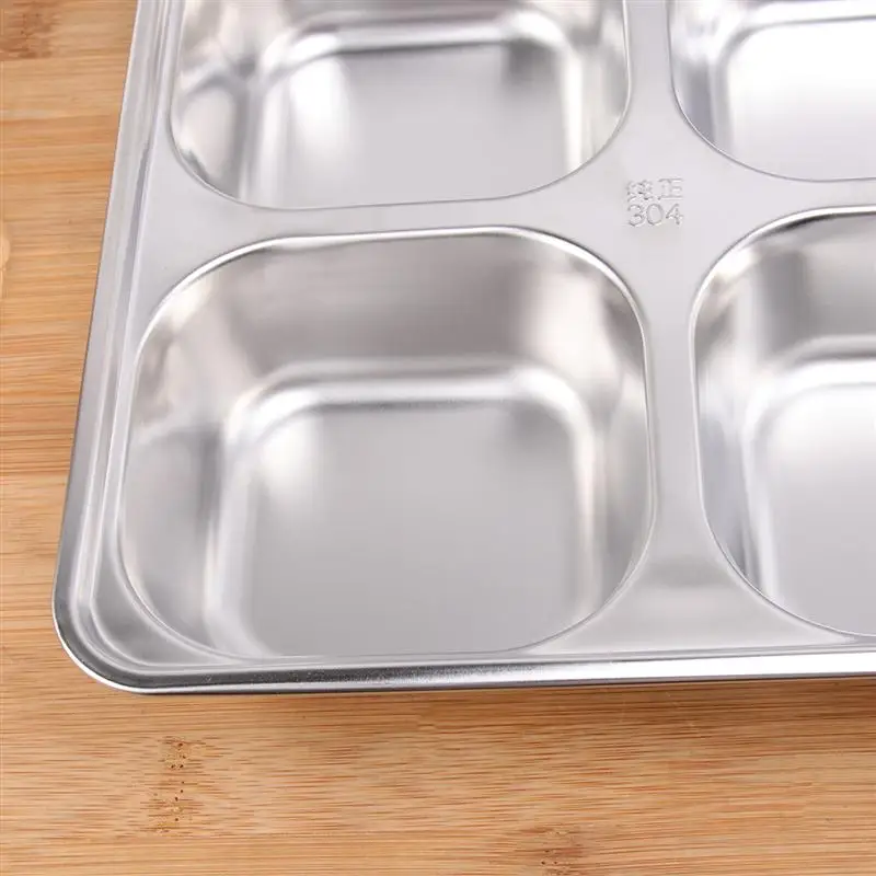 Креативная миска из нержавеющей стали 304 изысканный обеденный поднос