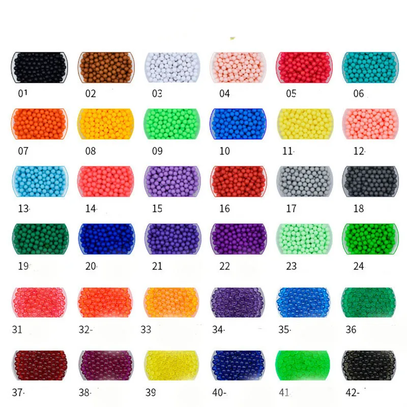 Пазл с бусинами 24 цвета Кристальные цветные бусины сделай сам набор для