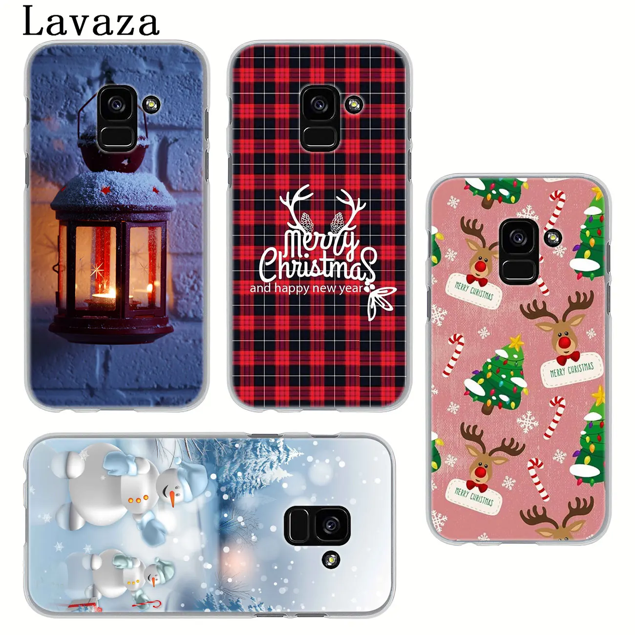Lavaza " Снеговик &quotMerry Christmas чехол для телефона Samsung Galaxy Note 10 9 8 A9 A8 A7 A6 плюс 2018 A5 A3 2015