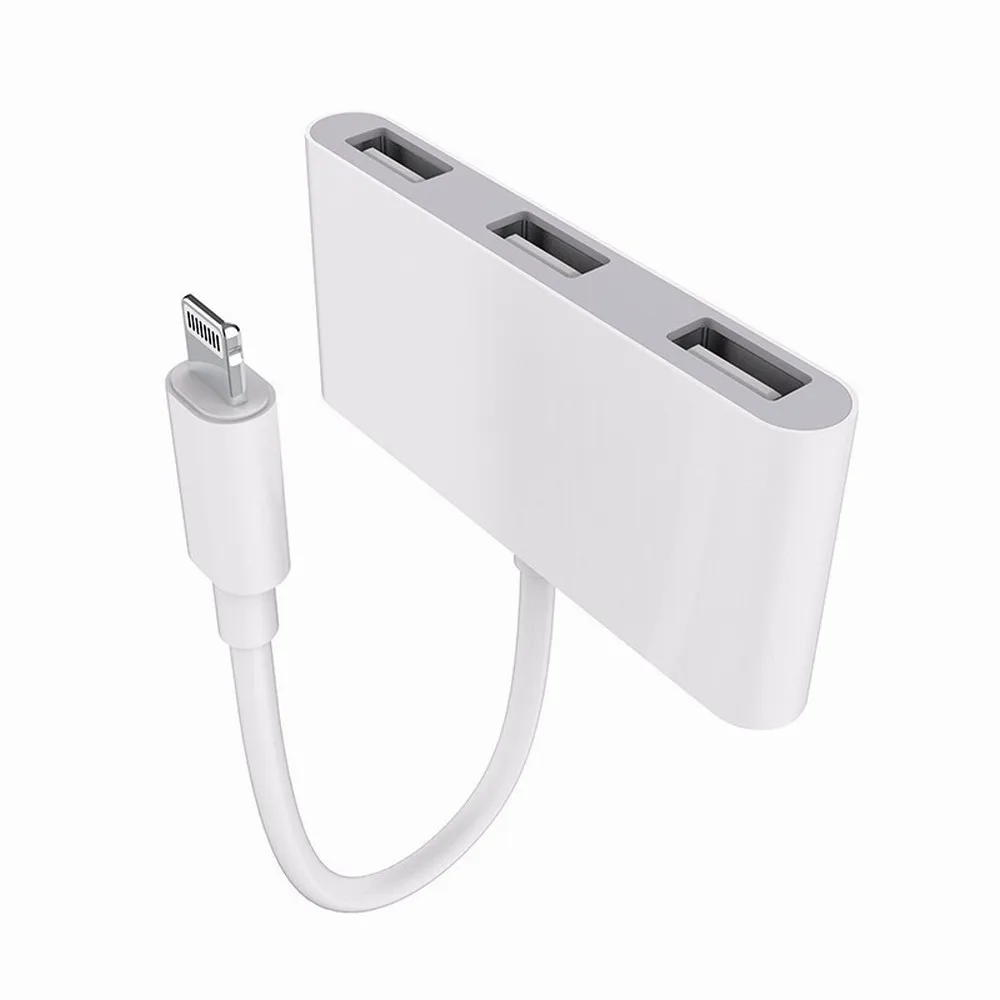 Адаптер IOS13 OTG для iPhone 11 XR X XS Max 8/7 Lighting to USB не требует приложения поддержка