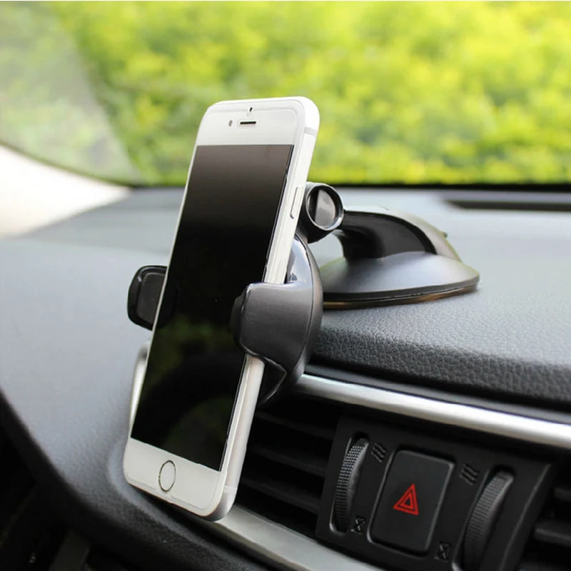 melonboy universal rotation car phone holder for iphone xiaomi samsung gps phone holder stand support sensing paste suction cup free global shipping