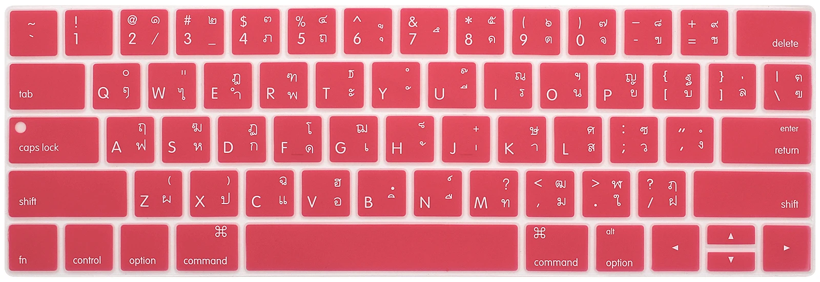 Thailan keyboard cover For macbook pro with touchbar A2159 A1707 A1707 A1989 A1990 New pro US-Enter cover Protective film