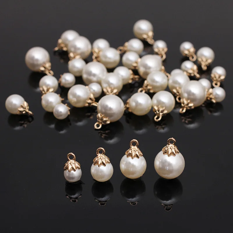 Шармы с имитацией жемчуга Подвески ручной работы для изготовления ювелирных
