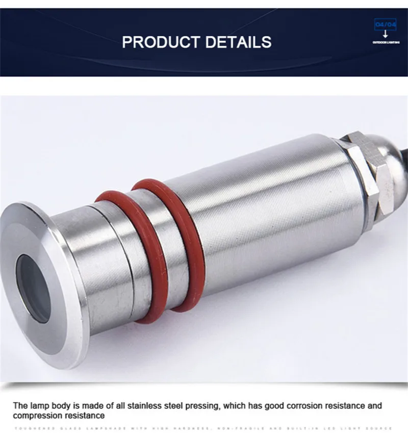 

Underground Light Small 1W Square Buried Lamp AC DC 12V Deck Lighting Led Pathway Lights Landscape Floor Lamps Ground Light