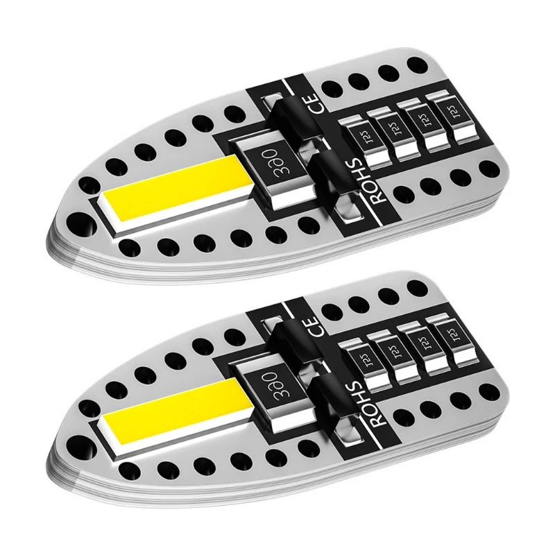

T10 W5W LED Bulb Canbus 194 168 LED Super Bright Car Interior Light License Plate Signal Lamp 10Pcs