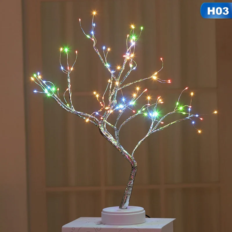 Рождественский светодиодный онарь светодиодная лампа в виде ветки ивы