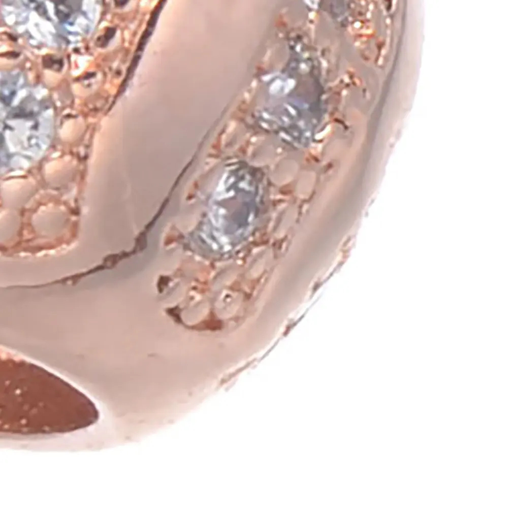 10 мм круглые волнистые полосы Хрустальные европейские Подвески Бусины DIY браслет