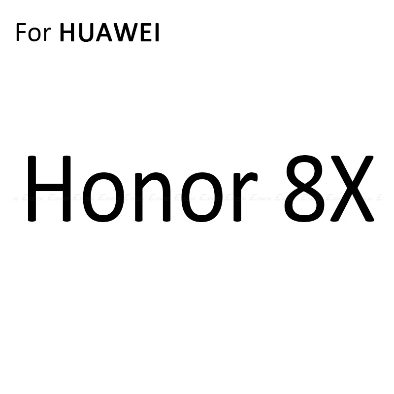 Мягкая задняя крышка протектор экрана для HuaWei Honor 9X10 8X Max 9 8 Lite 7S Pro 7X углеродное волокно наклейка защитная пленка не стекло - Цвет: For Honor 8X