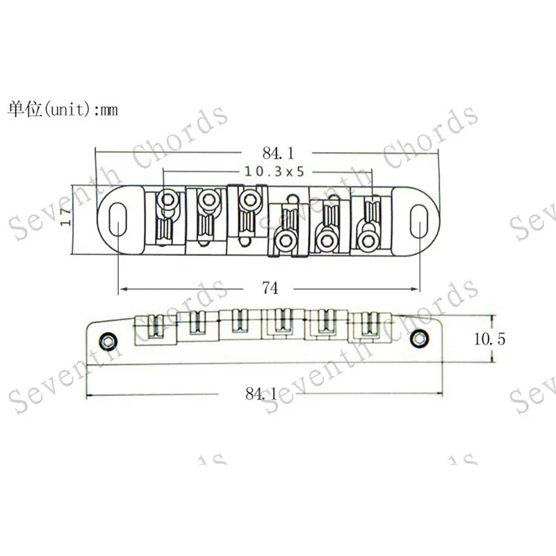 Набор роликовых подседельных мостов для аксессуаров электрогитары
