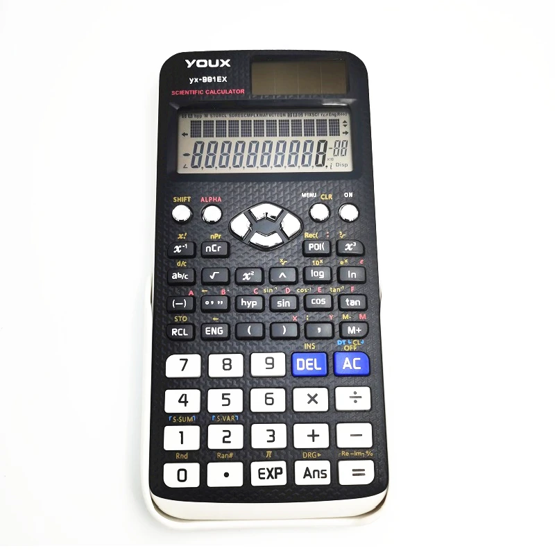 10 Цифровой научный калькулятор 240 функции статистики математика 2 линии Дисплей