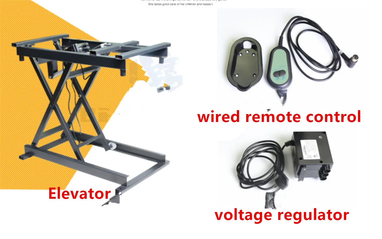 

Smart custom home accessories Wired wireless electric lift coffee table dining table hardware folding iron frame