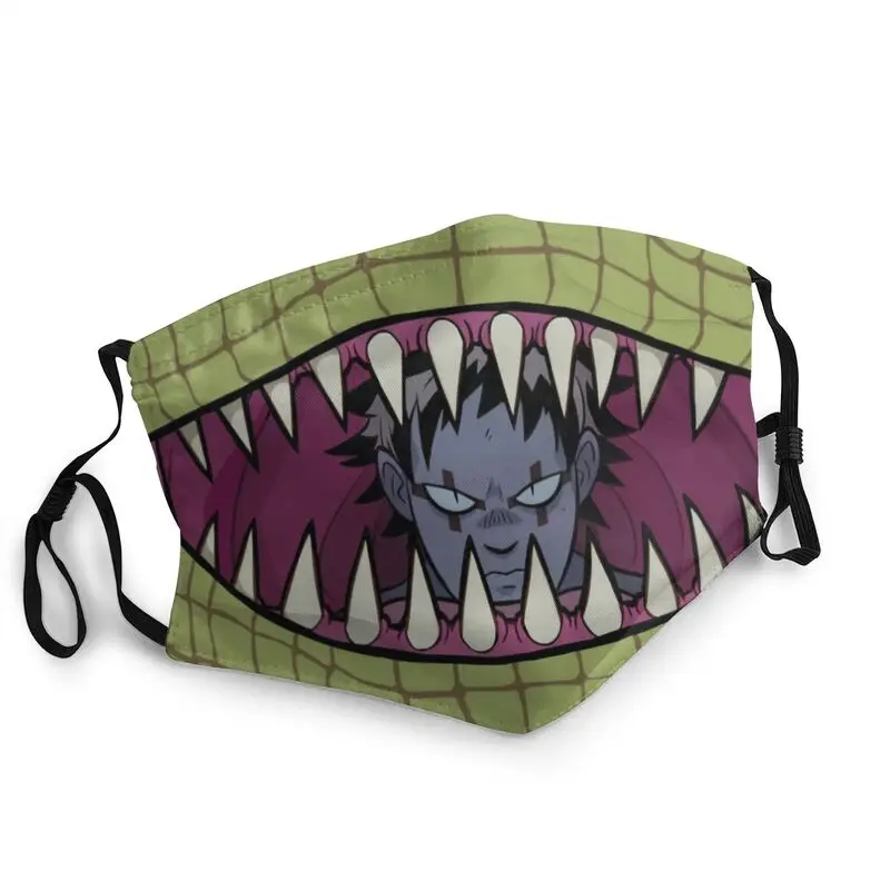 

Caiman Dorohedoro Mask Dustproof Breathable Comic Works Face Mask Protection Cover Unisex Adult Respirator Mouth Muffle