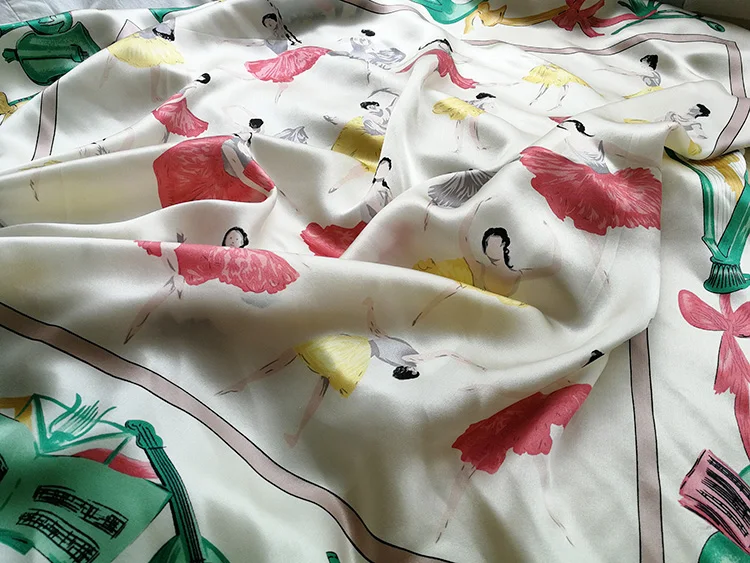 100% чистый шелк атлас квадратный большой шарф шаль обёрточная бумага Косынка 34 5