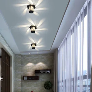 Современный потолочный светильник с утапливаемым креплением для коридора, входа, балкона, освещение для гостиной, караоке, бара, крыльца, декоративное освещение, 3 Вт