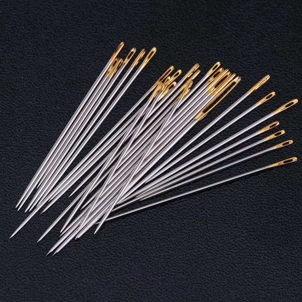 16pcs/set Different Sizes Metal Hand Sewing Needles Kit Household ​Leather Carpet With Distributor Repair Tools accessory | Дом и сад