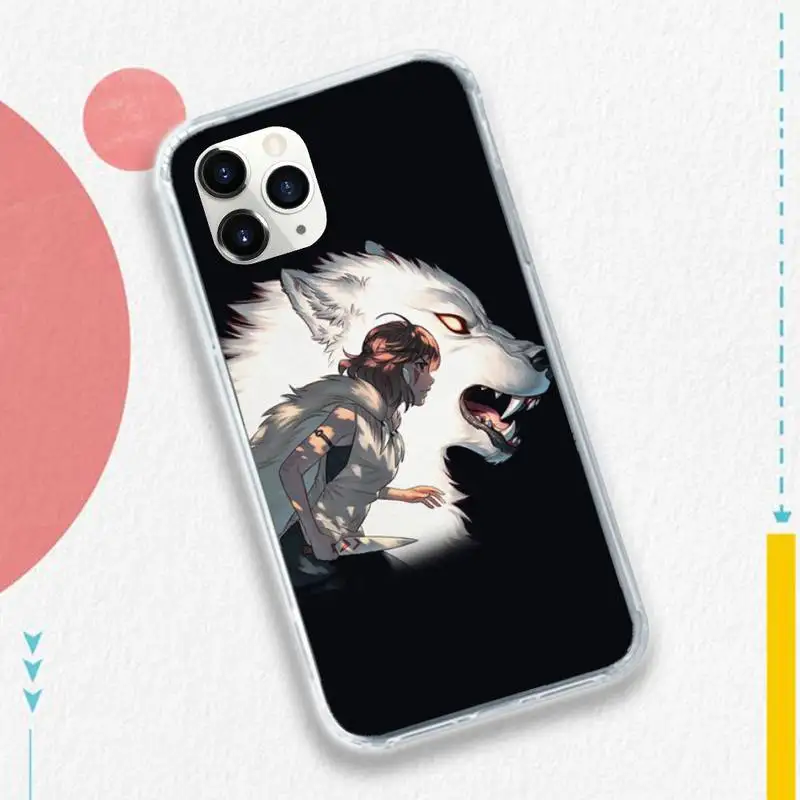 

Japanese Anime Princess Mononoke Phone Case for iPhone 11 12 pro XS MAX 8 7 6 6S Plus X 5S SE 2020 XR