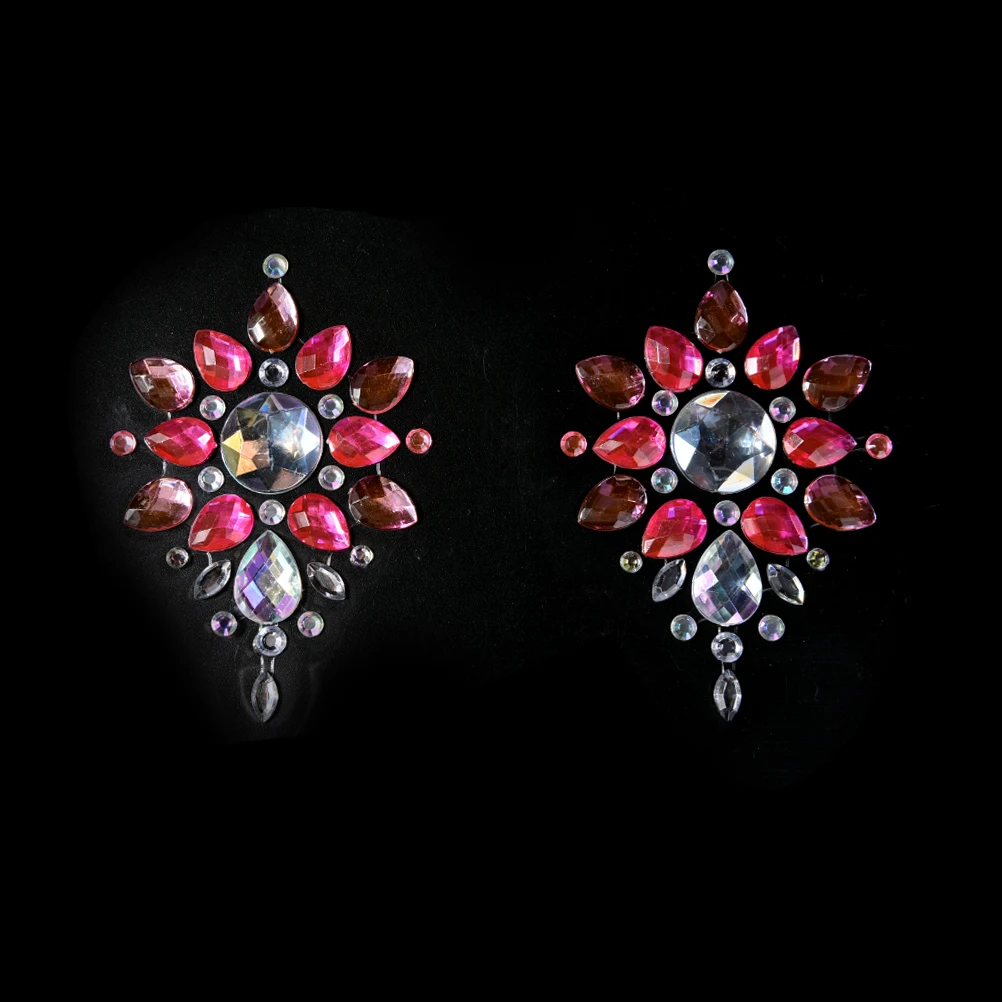 Невидимые Самоклеющиеся силиконовые груди соска крышка кристалл бюстгальтер