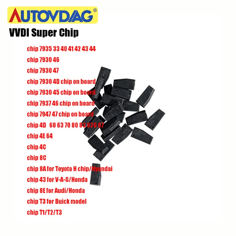 Инструмент для ключей транспондера Xhorse VVDI Super Chip ID46/40/43/4D/8C/8A/T3/47/41/42/45/ID46 VVDI2 Key Tool /Mini