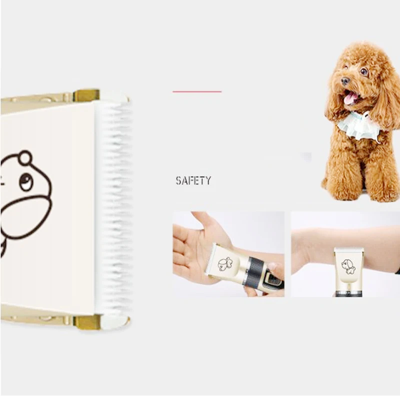 Прямая поставка перезаряжаемый триммер для домашних питомцев машинка стрижки