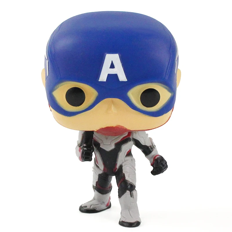 6 шт./лот Endgame экшн фигурка танос Железный человек Тор Халк Капитан Америка Карол