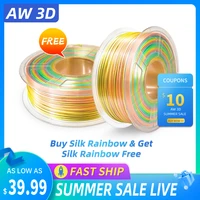 live exclusive pla silk filament 2rolls 1kgroll fdm 3d printer filament 1 75mm filament silk texture 3d printing material