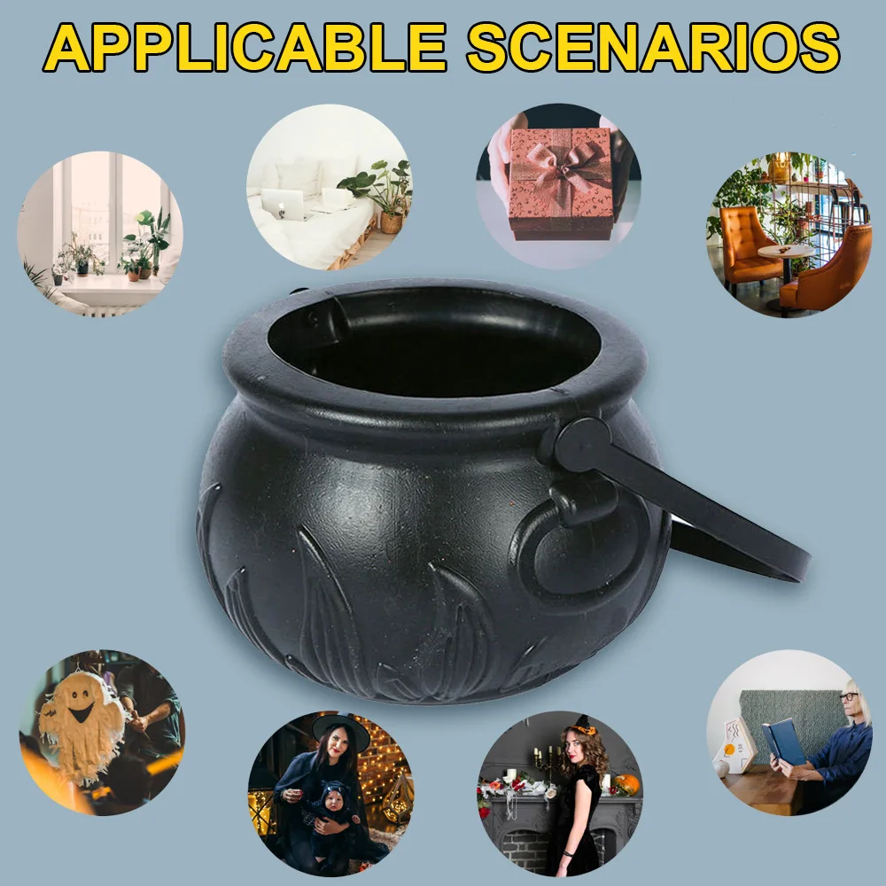 ЕС/Великобритания/США Разъем Хэллоуин ведьма горшок дымовая машина Светодиодный