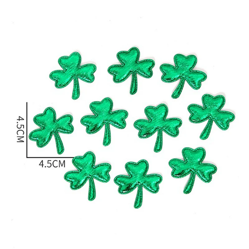 

St. Patrick's Day Irish Day Decorative Easter Door Window Hangings Decor Green Shamrock Pendant With Light Pentacle Hanging