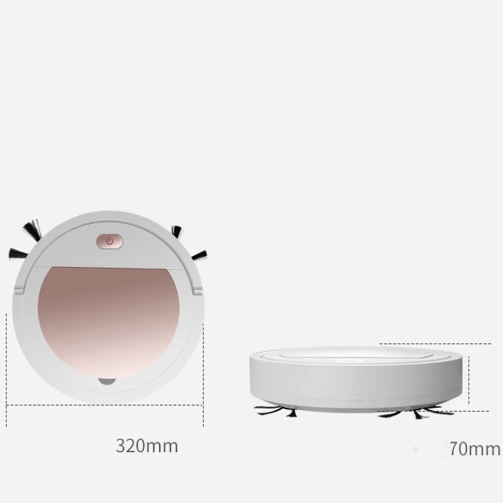 

1800Pa Multifunctional Automatic Vacuum Cleaner 3-In-1 Auto Rechargeable Smart Sweeping Robot Dry Wet Sweeping Pet Hair Cleaning