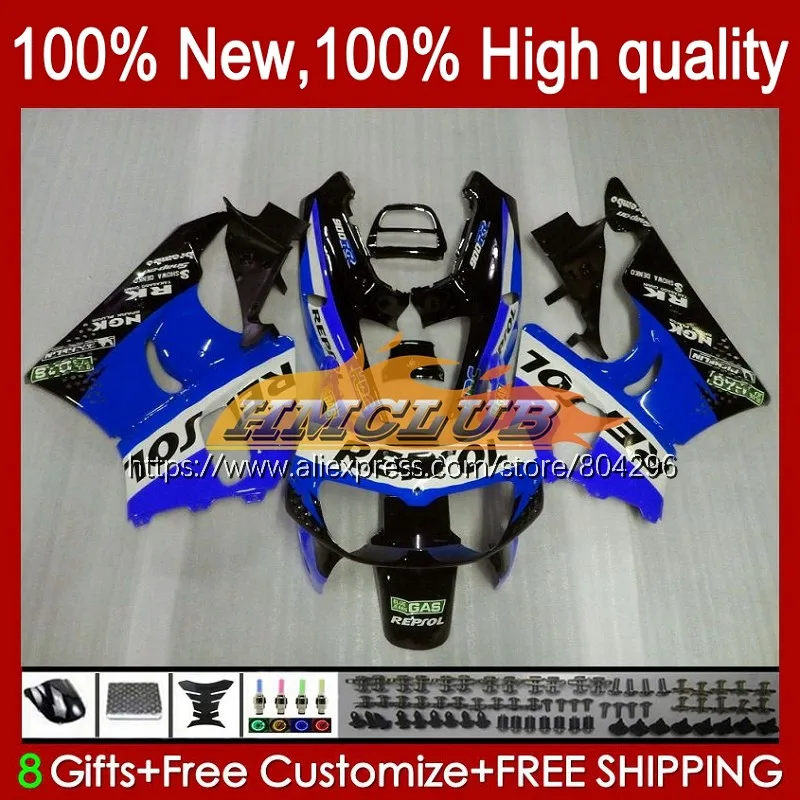 

Body kit For HONDA CBR900 CBR893 RR CBR 900 893RR 8No.113 CBR893RR 94 95 96 97 CBR900RR 1994 1995 1996 1997 Blue Repsol Fairing