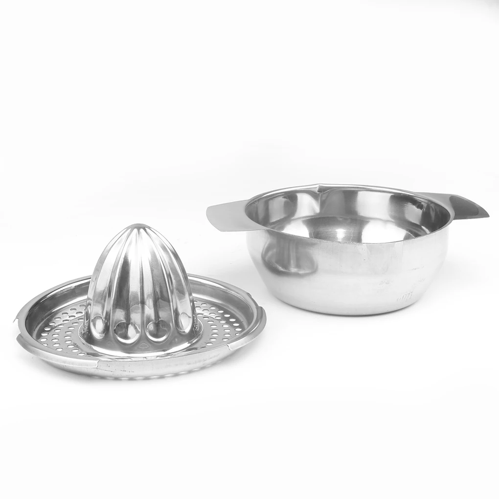 

Portable Lemon Orange Manual Fruit Juicer 304 Stainless Steel Kitchen Accessories Tools Citrus 100% Raw Hand Pressed Juice Maker