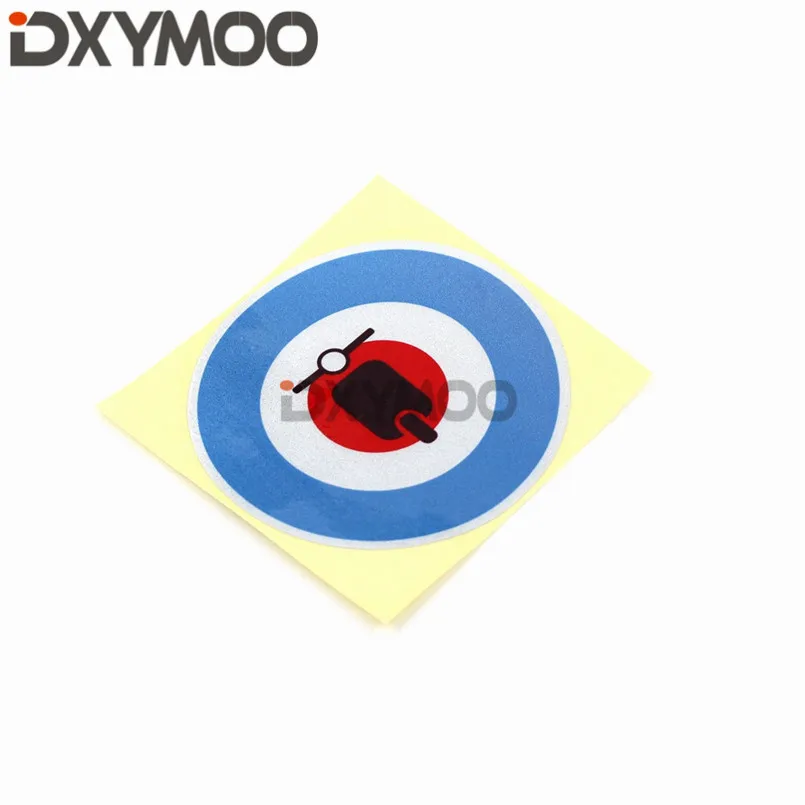 Автомобильные наклейки для автомобиля мотогонок переводные на бампер Vespa Piaggio 90