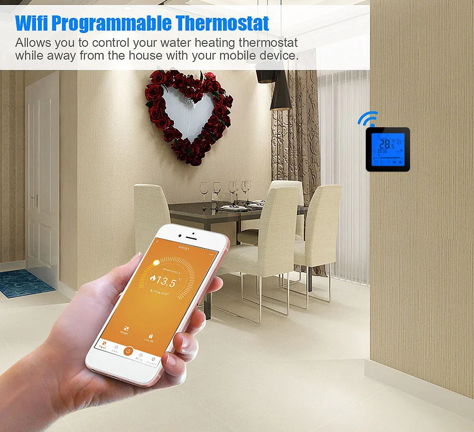wifi thermostat термостат регулятор температуры термостат для котла терморегулятор для котла терморегулятор для теплого пола wifi термостат котел room thermostat термостат на тёплый пол boiler терморегулятор 220 в echo
