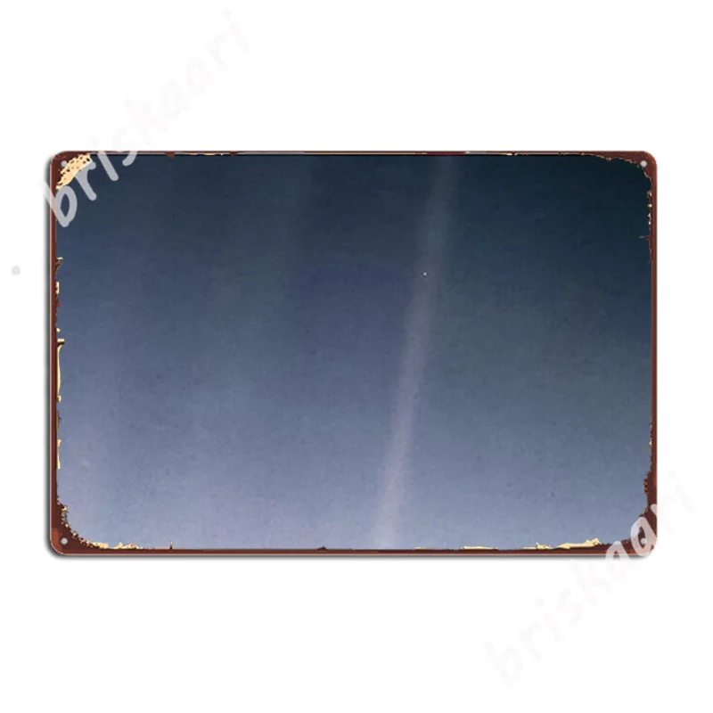 Бледно голубые точечные металлические знаки Настенный декор паб