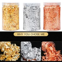 10g diy foil paper decorative gift box packing baking tool gold foil paper baking decoration handicraft making accessory