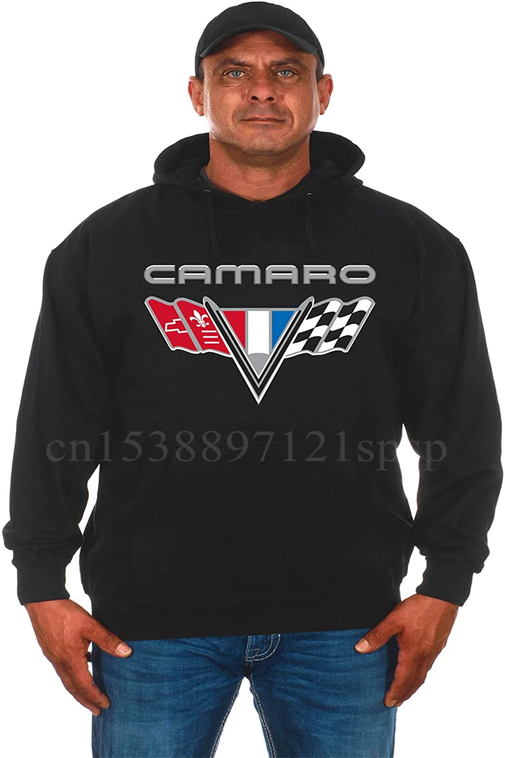 

2021Spring New Camaro Men's Hoodie Anime Pure Cotton Streetwear High Quality Men's Clothing Oversized Harajuku Hooded Sweatshirt