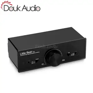 2-полосный полностью сбалансированный мини-адаптер для RCA и XLR Little bear MC2, стереозвук, Пассивный усилитель