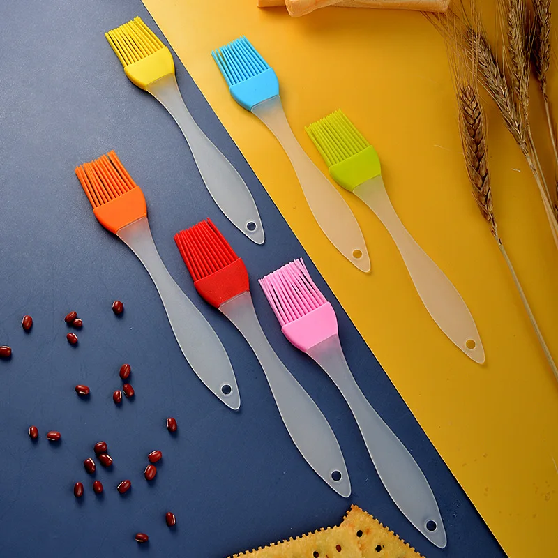 

Silicone Grill Brush Bread Chef Brush Pastry Oil Cooking Smear Cream Brush Tool Cake Bread baking pan oil brush Kitchen Brush