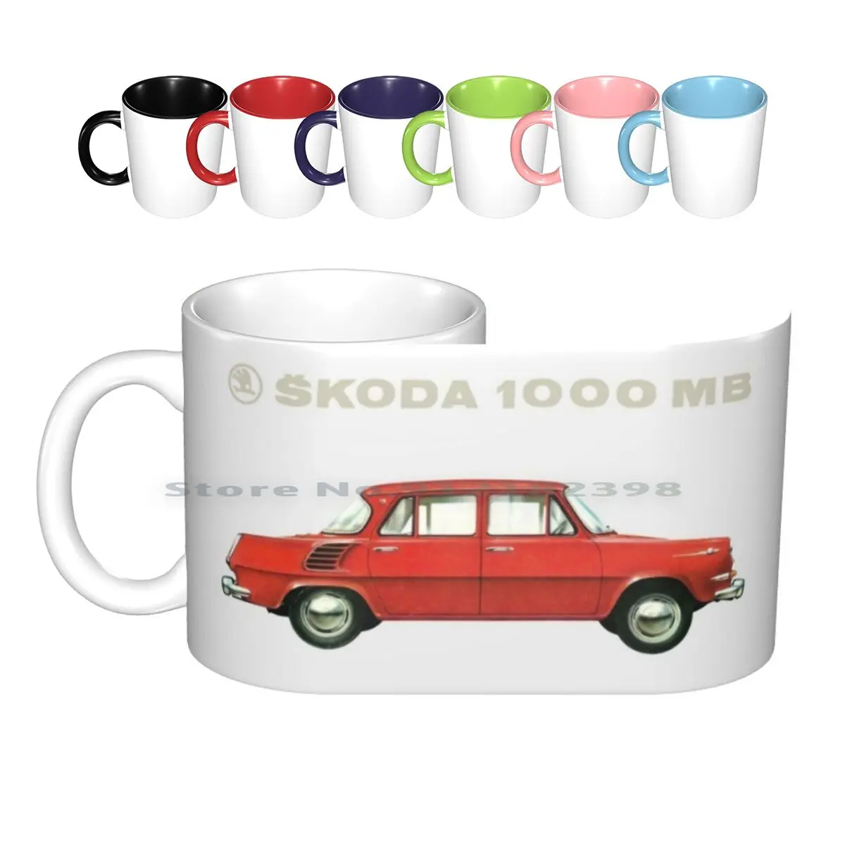 Skoda 1000mb Ceramic Mugs Coffee Cups Milk Tea Mug Skoda Estelle 1000 1000mb Rear Engine Small Family Car Cars Classic Classic