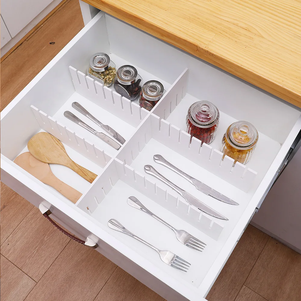 

Drawer storage divider box, free combination, division, partition, thickening and finishing baffle