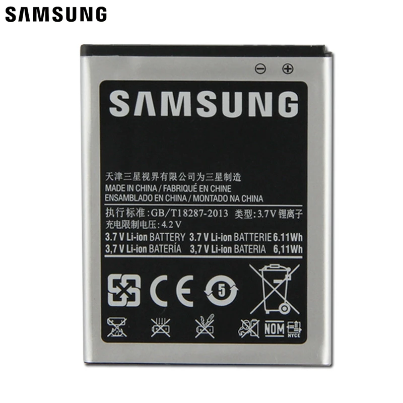 Samsung сменный аккумулятор EB-F1A2GBU для samsung I777 I9050 I9100 I9103 B9062 I9108 аутентичный аккумулятор для телефона 1650 мАч