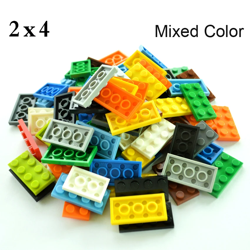 

Guduola Building Block Plate 2x4 MOC Parts Compatible 3020 Base Brick DIY Creative Blocks Small Particles Blocks 85 pcs/lot
