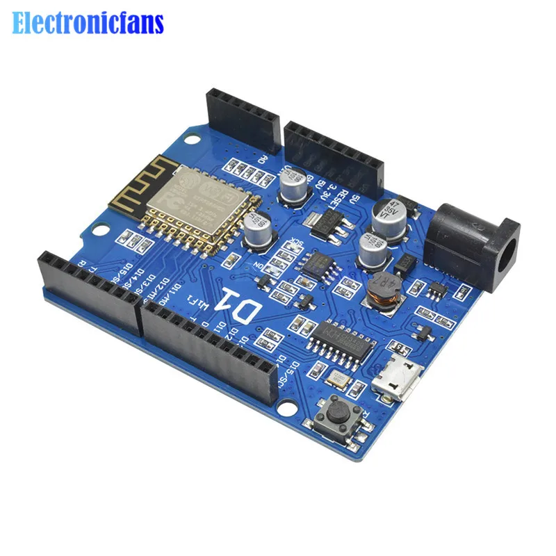 OTA WeMos D1 CH340 WiFi Wireless Development Board ESP8266 ESP-12E IDE R3 ONE For ARDUINO Compatible Drive Module 1A 24V | Электронные