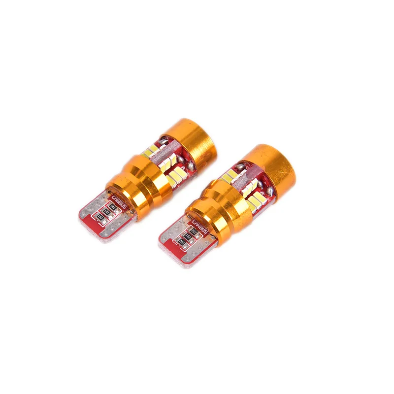2 шт. Автомобильные светодиодные лампы T10 3014 27SMD|Сигнальная лампа| |